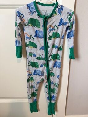 Two pairs Little Sleepies zippies 6-12 month in play quality